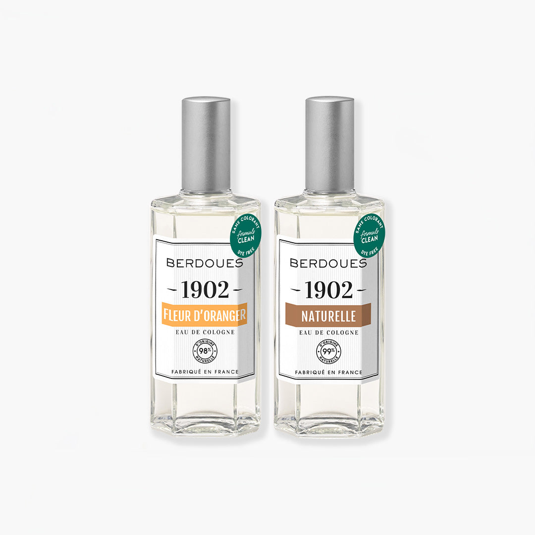 Lot Eaux de Cologne Fleur d'Oranger & Naturelle