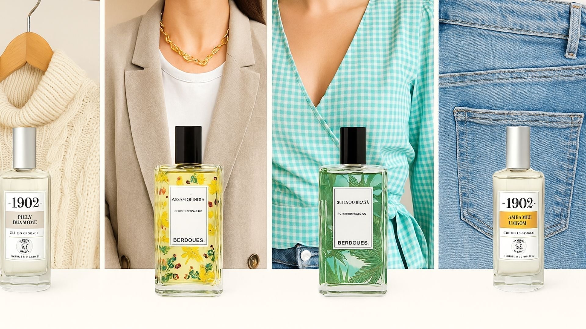 differents parfums avec differents styles vestimentaires